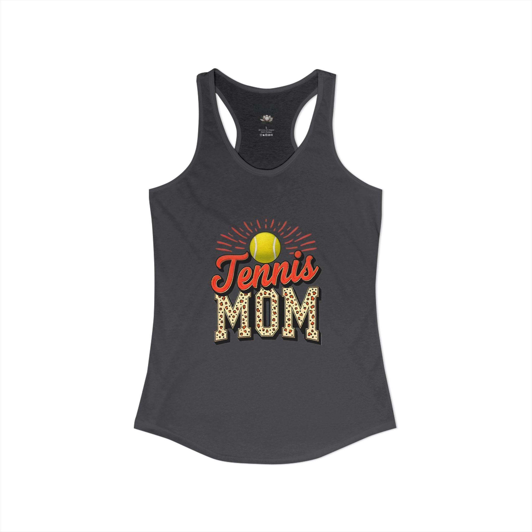 Mom Tennis Mom Racerback Tank – Personalized Name & Number Option | Lightweight Women’s Tennis Tank Top - Magnolia Wild SC