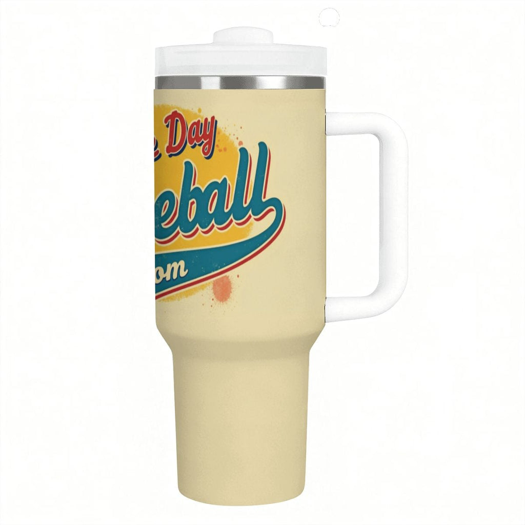Baseball Game Day Mom 40oz Tumbler with Handle and Straw - Magnolia Wild SC