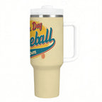 Baseball Game Day Mom 40oz Tumbler with Handle and Straw - Magnolia Wild SC