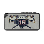 Personalized Baseball Family Bluetooth Speaker — Custom Family Name Wireless Speaker