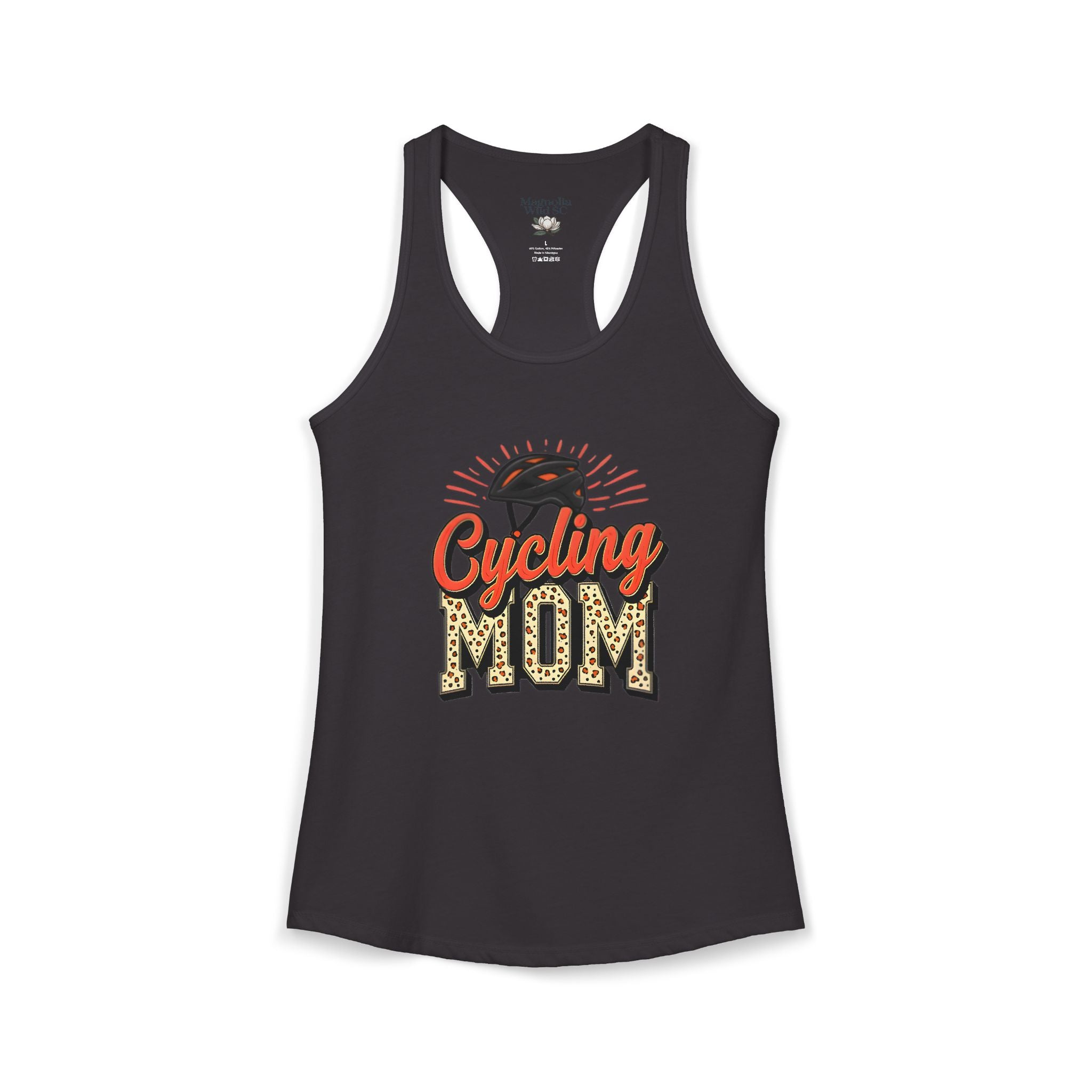 Personalized Cycling Mom Racerback Tank – Personalized Name & Number Option | Lightweight Women’s Cycling Tank TopCycling Racerback Tank - Magnolia Wild SC