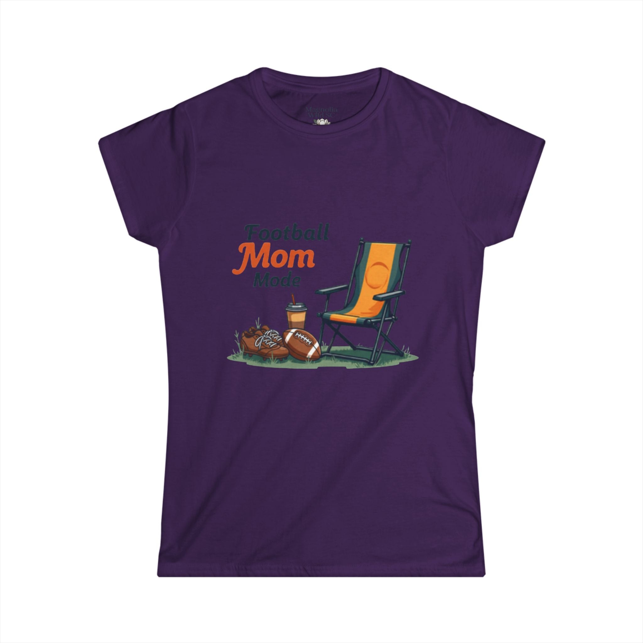 Football Mom Mode Tee - Magnolia Wild SC