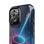 Neon Laser Hockey Puck Impact-Resistant Phone Case - Magnolia Wild SC