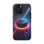 Neon Laser Hockey Puck Impact-Resistant Phone Case - Magnolia Wild SC