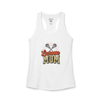 Lacrosse Mom Racerback Tank – Personalized Name & Number Option