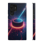 Neon Laser Hockey Puck Impact-Resistant Phone Case - Magnolia Wild SC