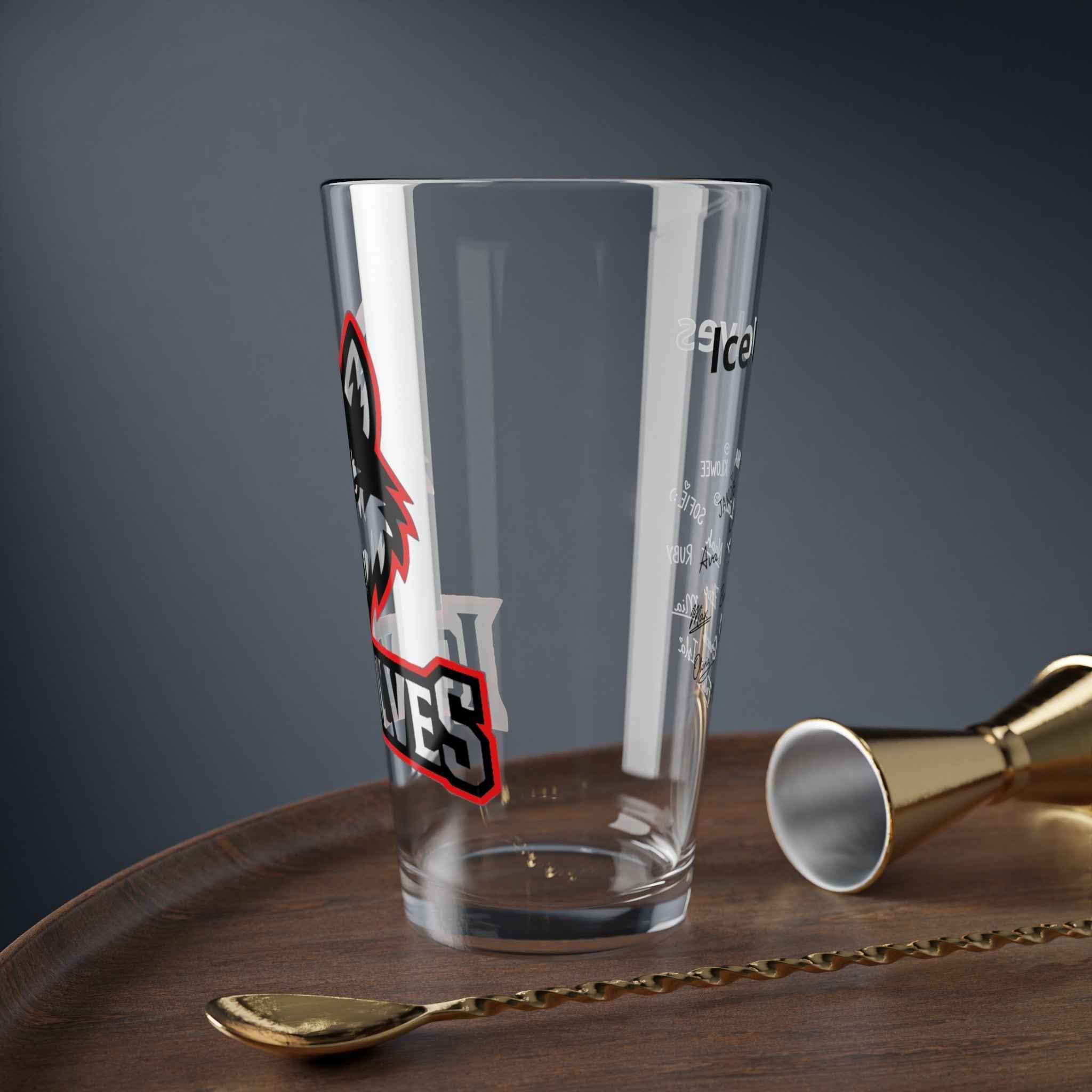 All-Star Team Glass — Personalized Front Logo & Back Message
