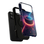 Neon Laser Hockey Puck Impact-Resistant Phone Case - Magnolia Wild SC
