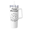 Customizable Team Spirit 40oz Insulated Tumbler with Handle and Straw for Team Manager or Coaches Gifts - Magnolia Wild SC
