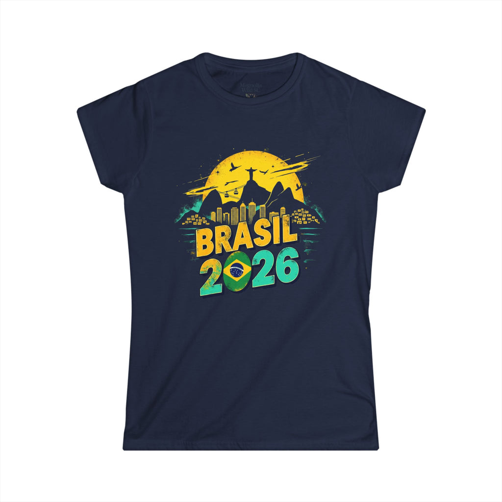 Brazil Soccer T-shirt - Brazil Skyline Tee for Fans