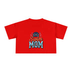 Swim Mom Print Crop Tee - Magnolia Wild SC