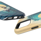 Surfer Riding a Wave iPhone Case — Magnetic Impact-Resistant - Magnolia Wild SC