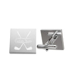 Personalized Golf Club Cufflinks — Custom Name Engraving - Magnolia Wild SC