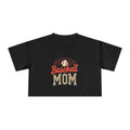 Baseball Mom Cheetah Print Women's Crop Tee - Magnolia Wild SC