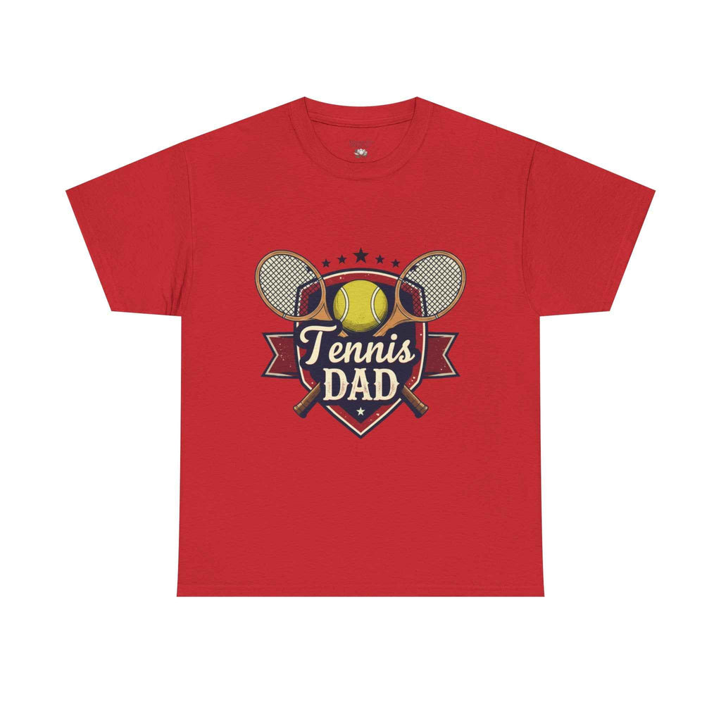 Retro Badge Style: The Vintage Tennis Dad Shield Tee