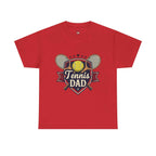 Retro Badge Style: The Vintage Tennis Dad Shield Tee