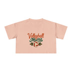 Volleyball Mama Crop Tee | Retro Volleyball Graphic, Mom Sports Top - Magnolia Wild SC