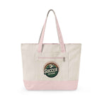 Personalized Kickoff Canvas Zippered Tote — Soccer Fans & Parents