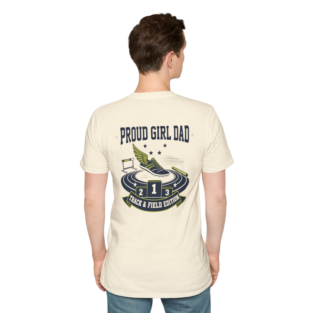 Proud Girl Dad Track T-Shirt - Magnolia Wild SC