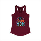 Swim Mom Racerback Tank – Personalized Name & Number Option | Lightweight Women’s Swim Tank Top - Magnolia Wild SC