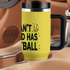 My Kid Has Softball 40oz Tumbler with Handle and Straw - Magnolia Wild SC