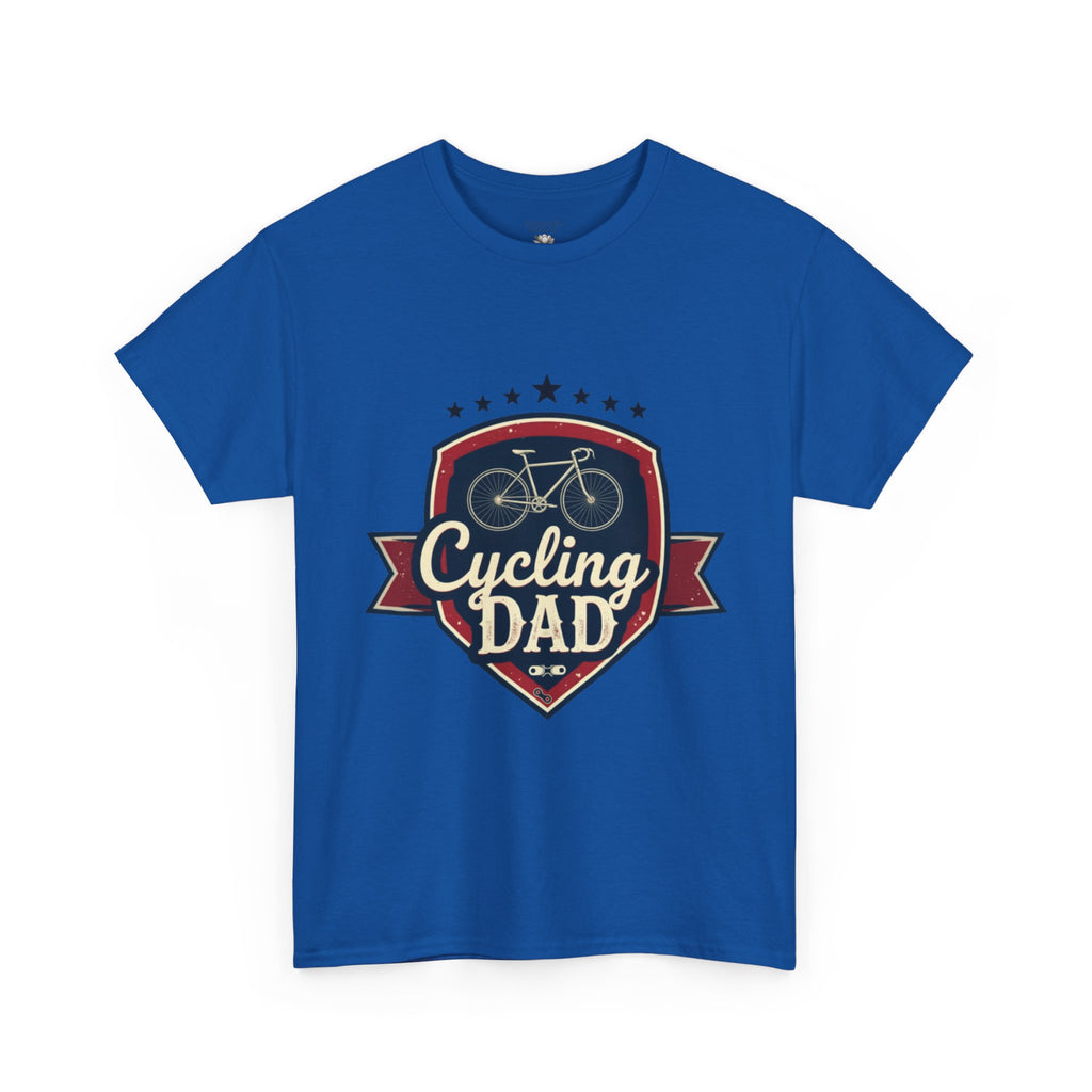 Retro Badge Style: The Vintage Cycling Dad Shield Tee - Magnolia Wild SC