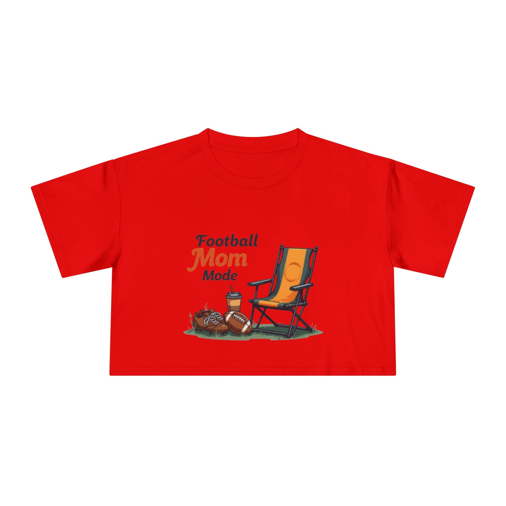 Football Mom Mode Crop Tee - Magnolia Wild SC