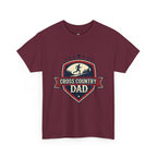 Retro Badge Style: The Vintage Cross Country Dad Shield Tee - Magnolia Wild SC
