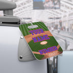 Baseball Luggage Tag — Customizable Name & Number with Game Checklist - Magnolia Wild SC