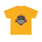 Retro Badge Style: The Vintage Cycling Dad Shield Tee - Magnolia Wild SC