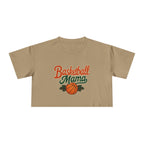 Basketball Mama Crop Tee | Retro Basketball Graphic, Mom Sports Top - Magnolia Wild SC