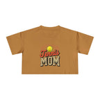 Tennis Mom Cheetah Print Crop Tee