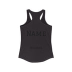 Volleyball Mom Racerback Tank – Personalized Name & Number Option | Lightweight Women’s Volleyball Tank Top - Magnolia Wild SC
