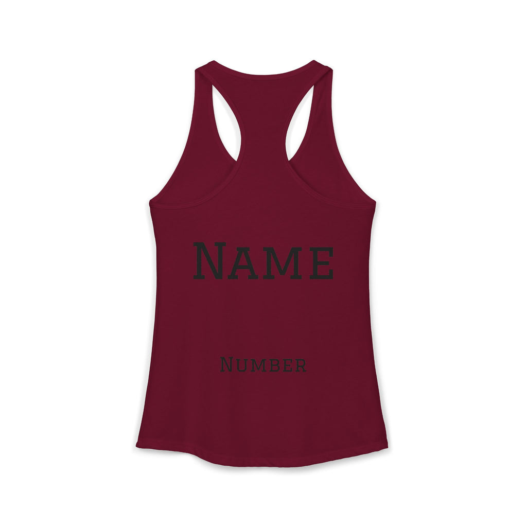 Mom Cross Country Mom Racerback Tank – Personalized Name & Number Option - Magnolia Wild SC