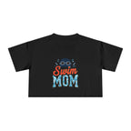 Swim Mom Print Crop Tee - Magnolia Wild SC
