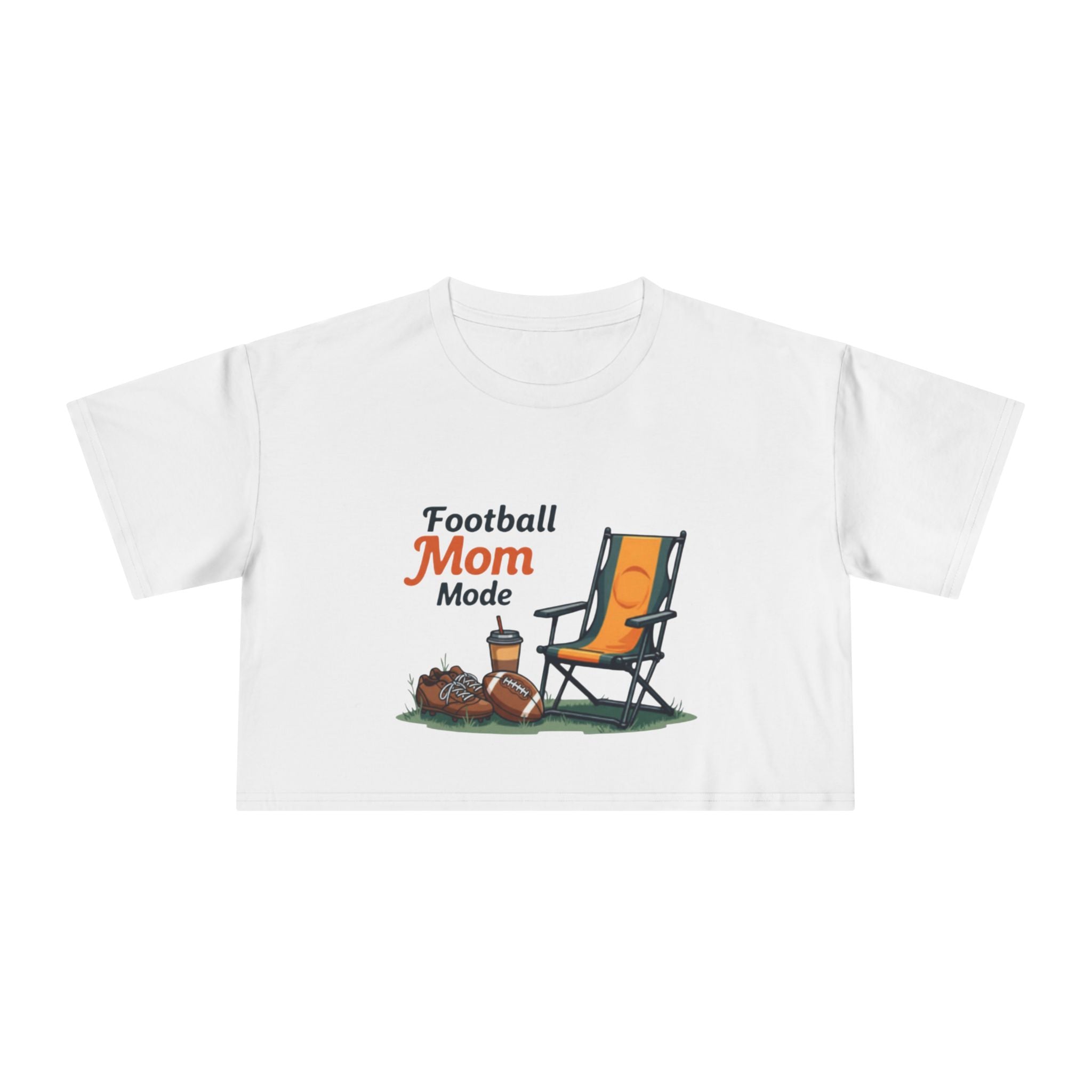 Football Mom Mode Crop Tee - Magnolia Wild SC