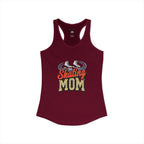 Figure Skating Mom Racerback Tank – Personalized Name & Number Option | Lightweight Women’s Figure Skating Tank Top - Magnolia Wild SC