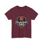 Retro Court Style: The Vintage Basketball Dad Shield Tee - Magnolia Wild SC