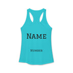 Volleyball Mom Racerback Tank – Personalized Name & Number Option | Lightweight Women’s Volleyball Tank Top - Magnolia Wild SC