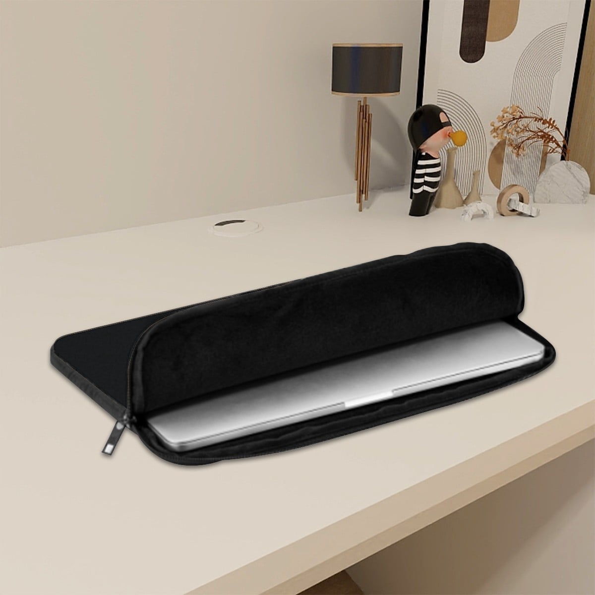 Baseball Mama Laptop Sleeve – Elegant Baseball Mom Laptop Case | Slim Waterproof Protective Bag for Work, Travel & School - Magnolia Wild SC