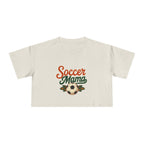 Soccer Mama Crop Tee | Retro Soccer Graphic, Mom Sports Top - Magnolia Wild SC