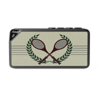 Tennis Racket Bluetooth Speaker — Crossed Rackets & Laurel Design