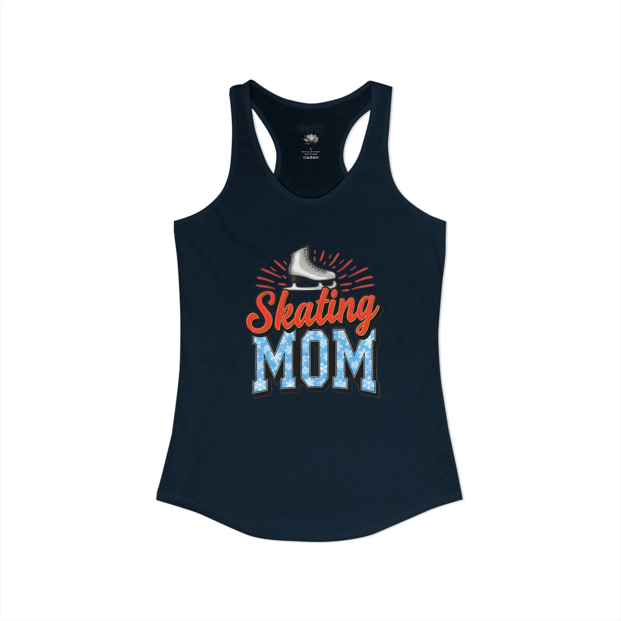 Personalized Figure Skating Racerback Tank - Magnolia Wild SC