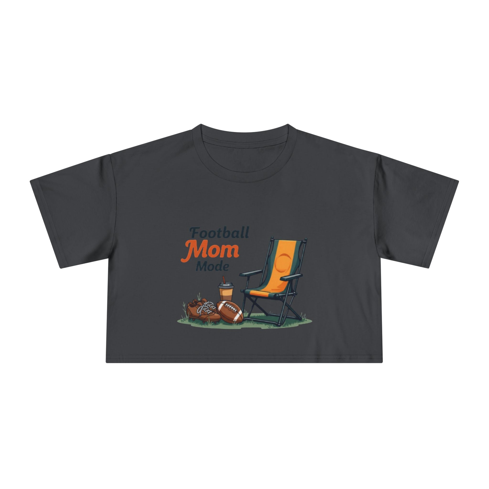 Football Mom Mode Crop Tee - Magnolia Wild SC