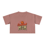 Basketball Mom Cheetah Print Women's Crop Tee - Magnolia Wild SC