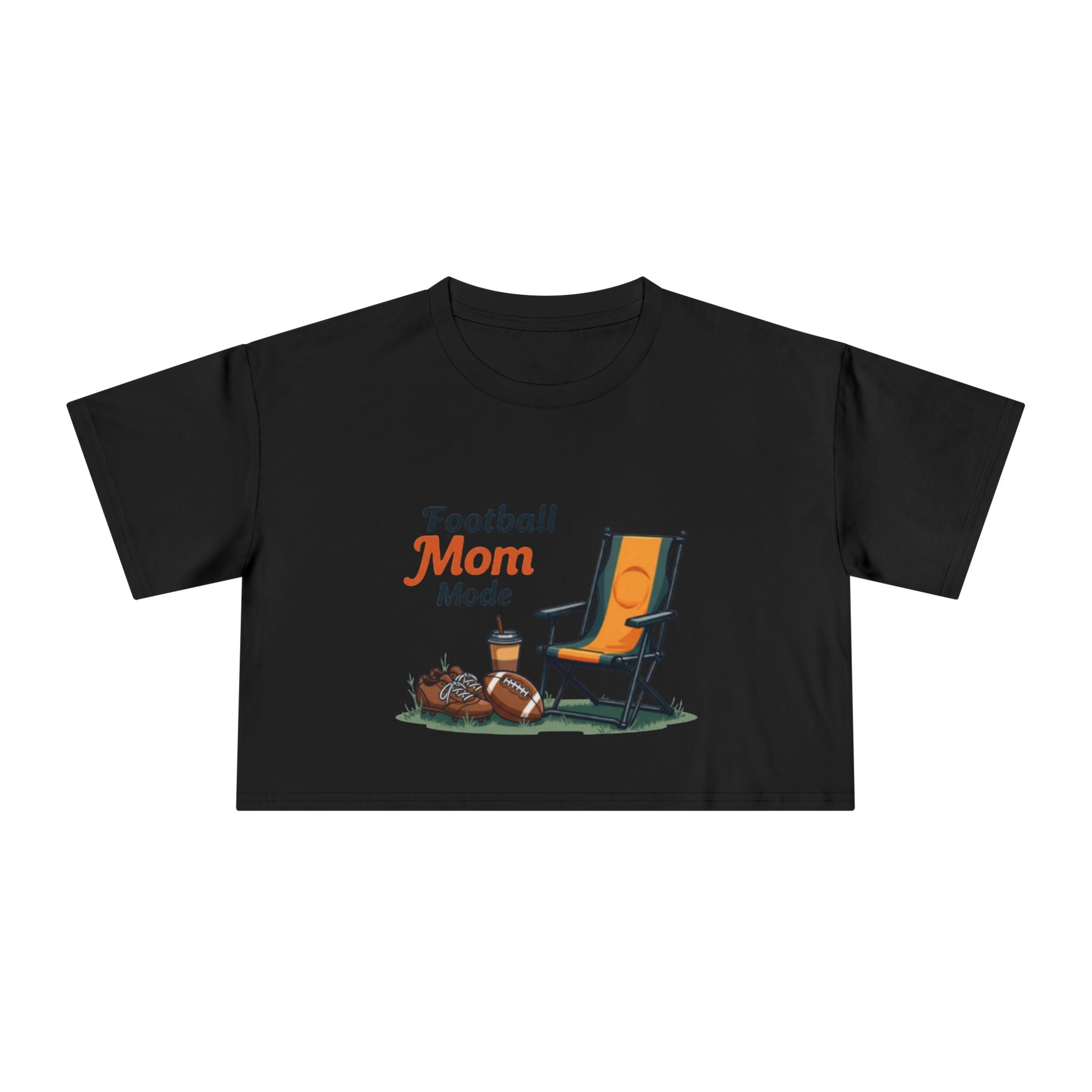Football Mom Mode Crop Tee - Magnolia Wild SC