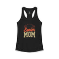 Swim Mom Racerback Tank – Personalized Name & Number Option