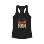 Swim Mom Racerback Tank – Personalized Name & Number Option