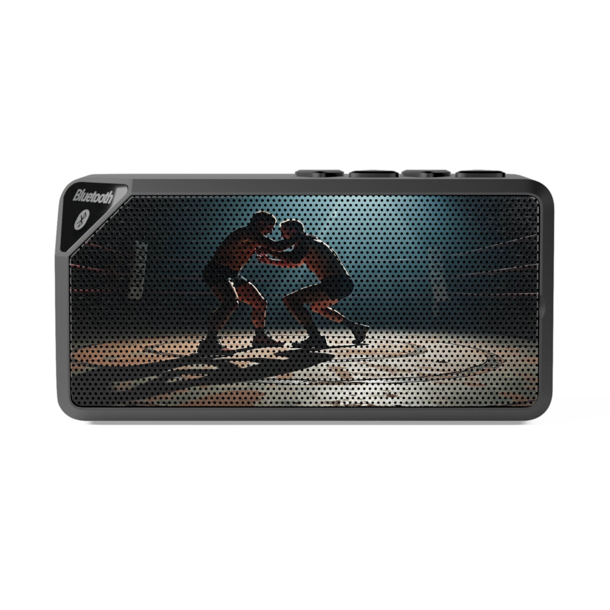 Jabba Bluetooth Speaker — Dark Photorealistic Wrestling Design Bluetooth Speaker - Magnolia Wild SC