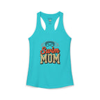 Swim Mom Racerback Tank – Personalized Name & Number Option